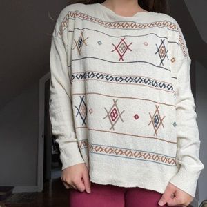 Madewell Print Sweater